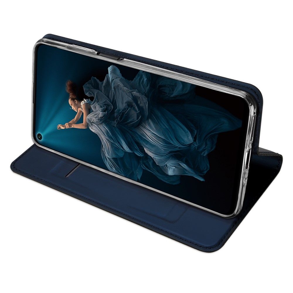 Case Huawei Nova 5T #เคสฝาพับหนัง PU DUX DUCIS Skin Pro Series Auto-absorbed PU Leather คุณภาพดี