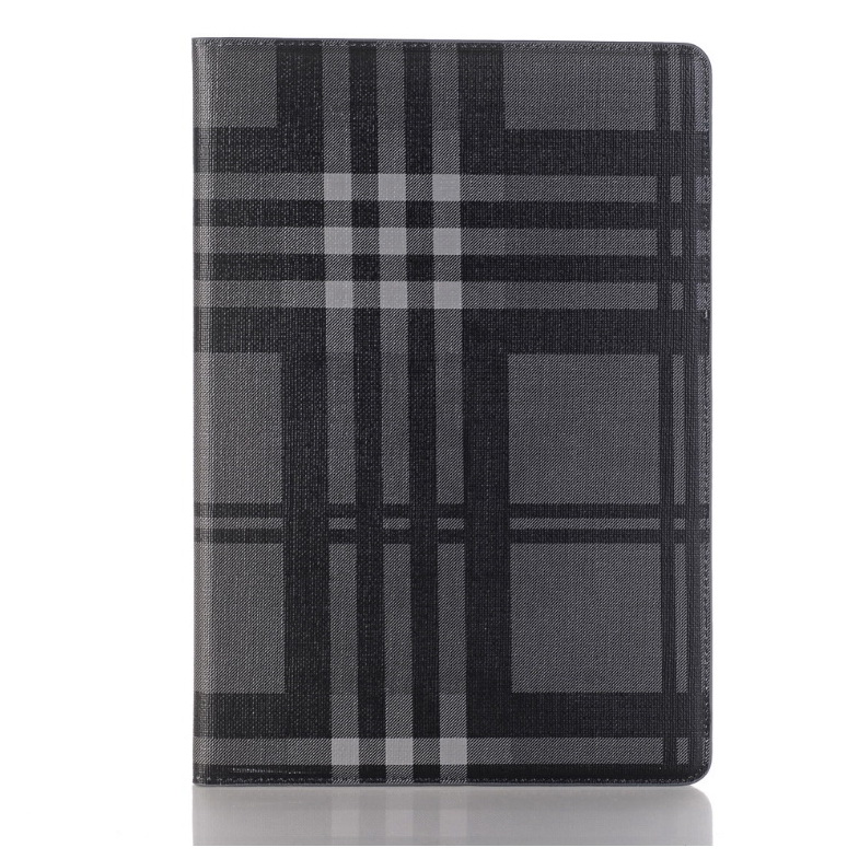 เคส Huawei MediaPad M5 8.4 นิ้ว #เคสฝาพับกระเป๋าสตางค์หนัง PU รูปแบบลายสก็อต