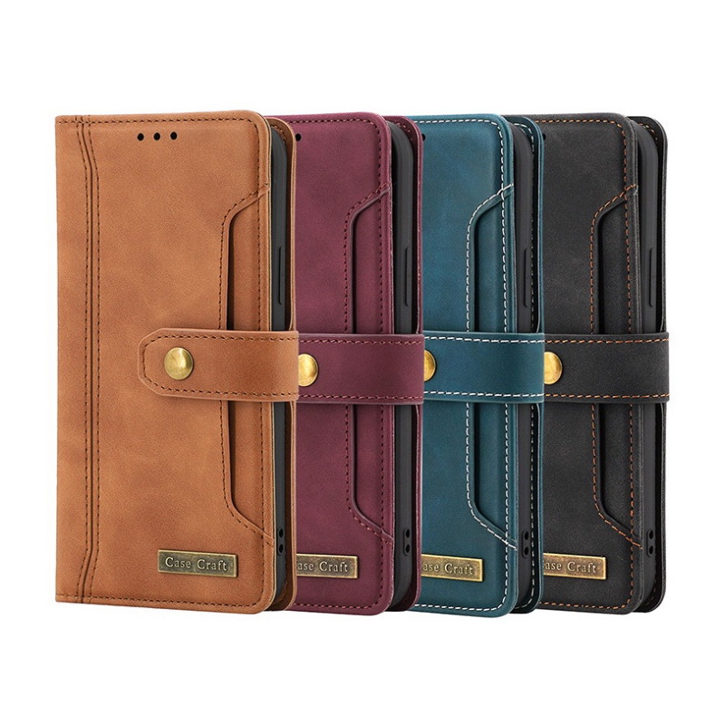 เคส Samsung Galaxy A53 5G#เคสฝาพับหนัง PU สไตล์กระเป๋าสตางค์พร้อมช่องใส่การ์ด Multi-Card Slots Wallet Casing PU Leather Case Magnetic Buckle Book Flip Cover
