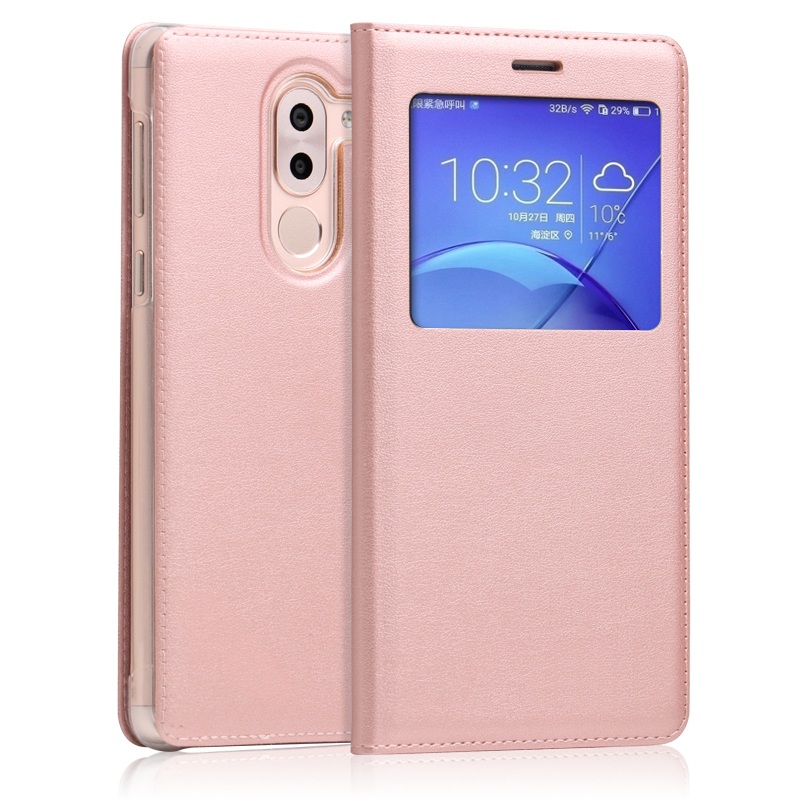 Case Huawei GR5 2017 เคสฝาพับ หนัง PU มีช่องวิว