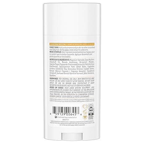 (Pre Order) Schmidt's® Natural Deodorant Sensitive Skin Formula Coconut Pineapple 3.25 oz (92g) ผลิตภัณฑ์ระงับกลิ่นกายจากธรรมชาติ สูตรบำรุงผิวบอบบาง กลิ่นสับปะรดและมะพร้าว