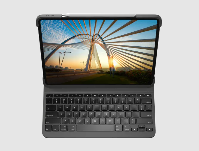 Logitech® SLIM FOLIO PRO keyboard case with Bluetooth for iPad Pro 11-inch or 12.9-inch เคสคีย์บอร์ด