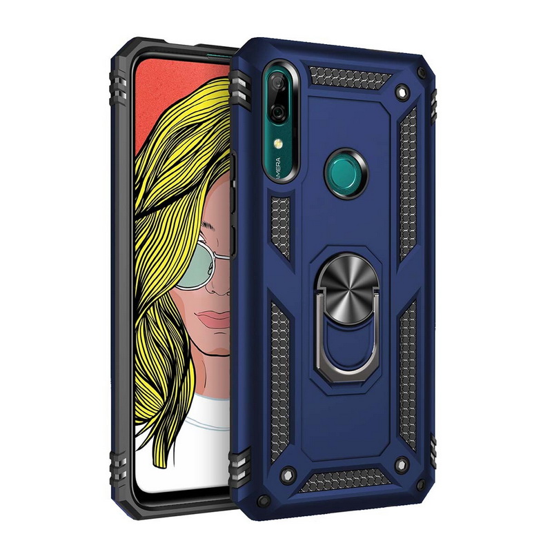 Case Huawei Y9 Prime 2019 #เคสฝาหลัง Hybrid TPU+PC มีแหวนสวมนิ้ว(พร้อมส่ง)