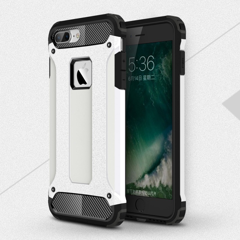 Case iphone 7 plus / 8 plus #เคสฝาหลังกันกระแทก+ป้องกันฝุ่น Armor Case Plastic + TPU