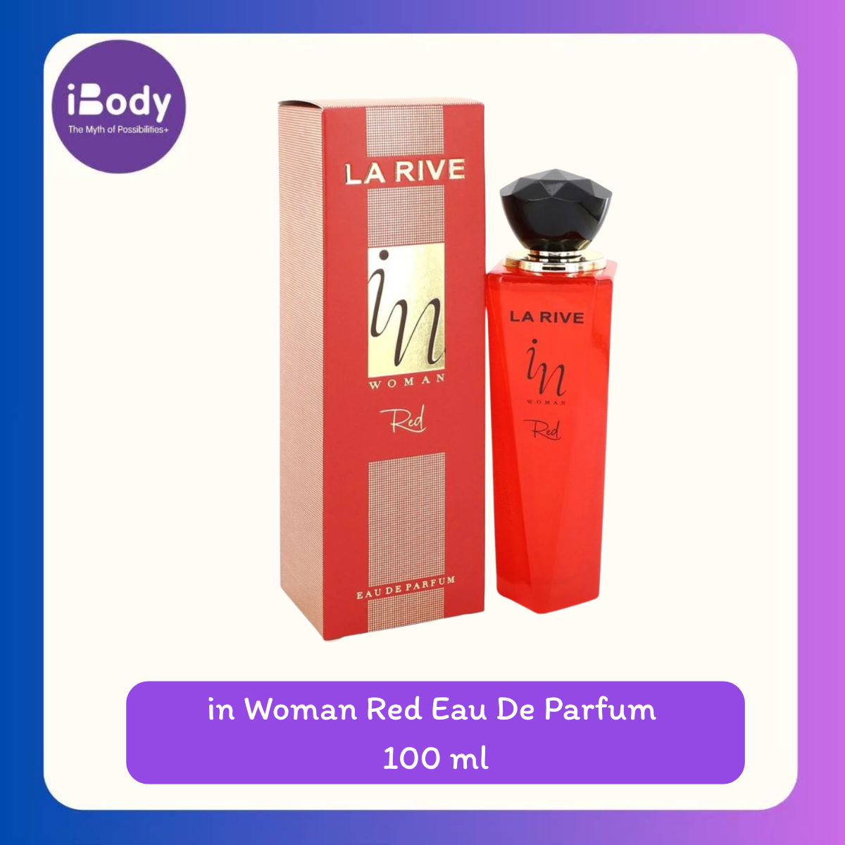 La Rive in Woman Red Eau De Parfum 100 ml น้ำหอมกลิ่นวานิลลา