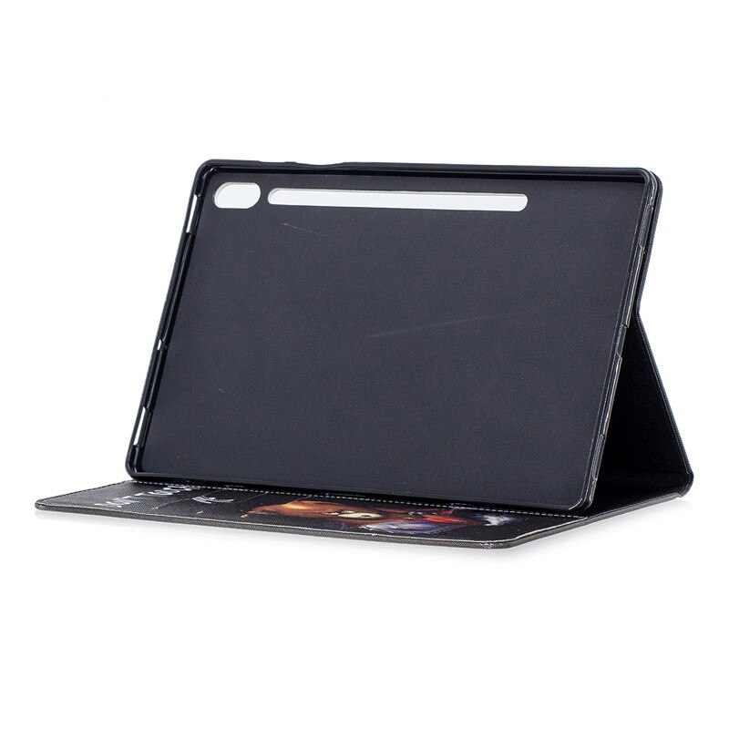 เคส Samsung Galaxy Tab S6 10.5 SM-T860 SM-T865 #เคสฝาพับสไตล์กระเป๋าสตางค์พิมพ์ลายสวยๆ Pattern Printing Magnetic Leather