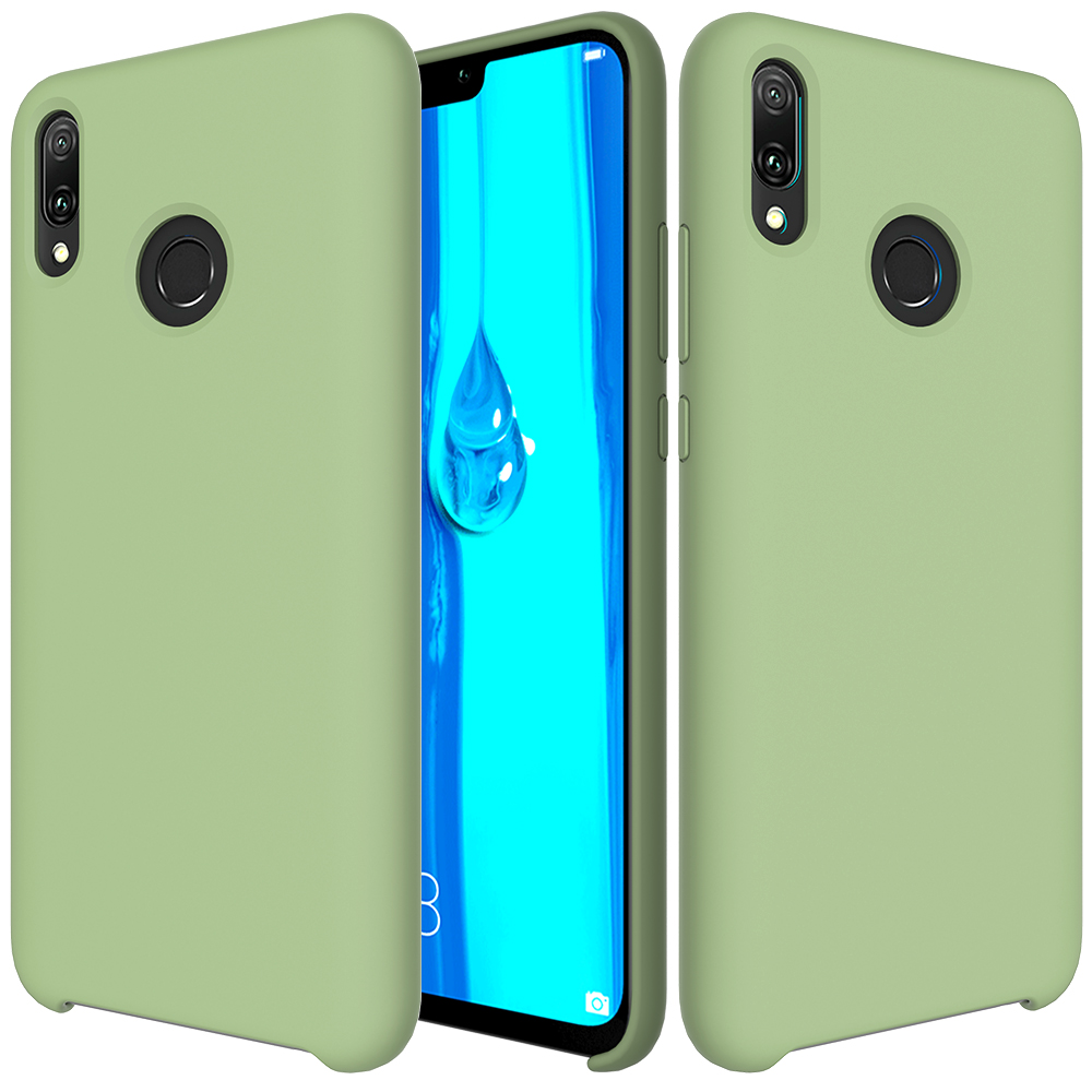 Case Huawei Y9 (2019) #เคสฝาหลังซิลิโคนนิ่มคุณภาพดี Liquid Silicone Back Case