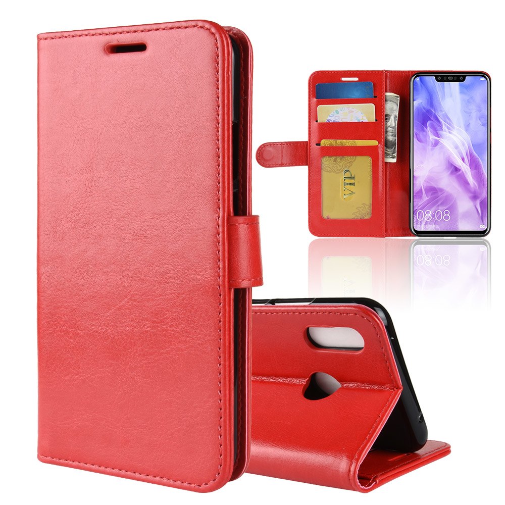 Case Honor 8X #เคสฝาพับหนัง PU ผิวหนังม้าสไตล์กระเป๋าสตางค์