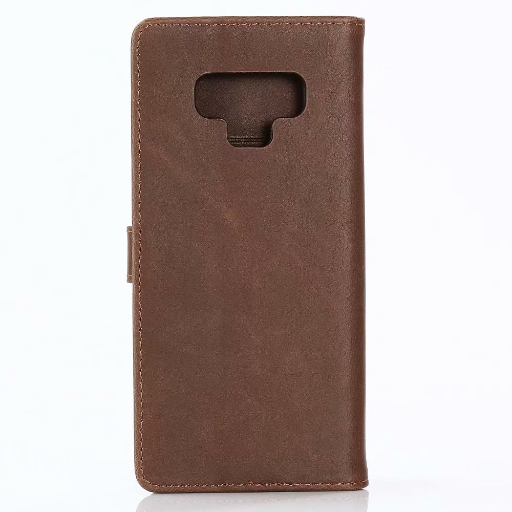 Case Samsung Galaxy Note 9 #เคสฝาพับหนัง PU แบบกระเป๋าสตางค์สไตล์ย้อนยุค