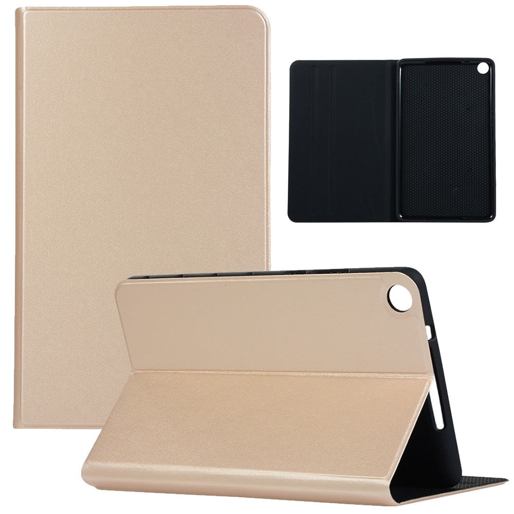 Case Huawei MediaPad M5 Lite 8 #เคสฝาพับหนัง PU+TPU พับตั้งได้ PU Leather Protection Case with Stand