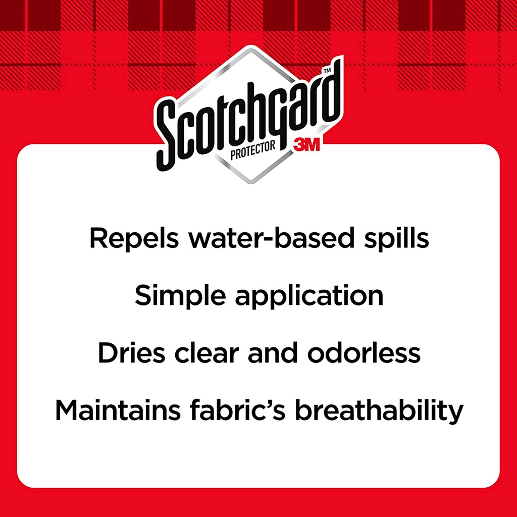(Scotchgard) 3M Fabric Water Shield, Long Lasting Protection, Waterproofs Fabric Spray สเปรย์เคลือบกันน้ำ