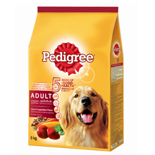 Pedigree เพดดิกรี อาหารเม็ด สำหรับสุนัขโต รสตับไก่+ผัก 20kg
