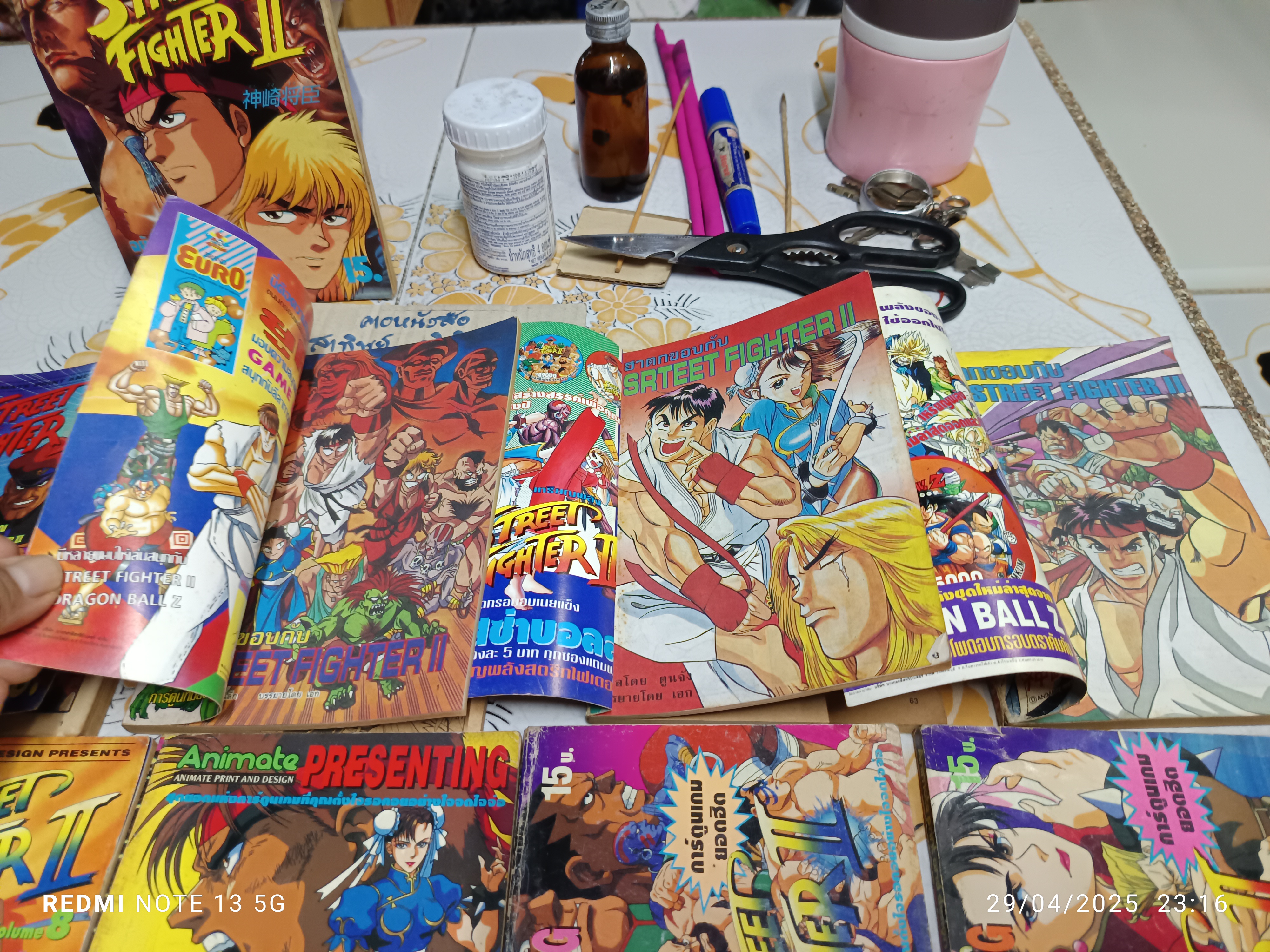 STREET FIGHTER II (เล่ม 1-6 , 8-11 + เล่มพิเศษ ) = ขาดเล่ม 7 /อนิเมท Animate
