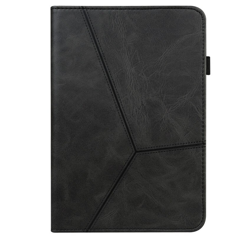 Case Samsung Galaxy Tab S7 SM-T870 SM-T875 #เคสฝาพับหนัง PU มีช่องใส่บัตรปกเย็บลายเส้น Stitching Line Design Solid Color Leather Tablet Stand Cover with Card Holder