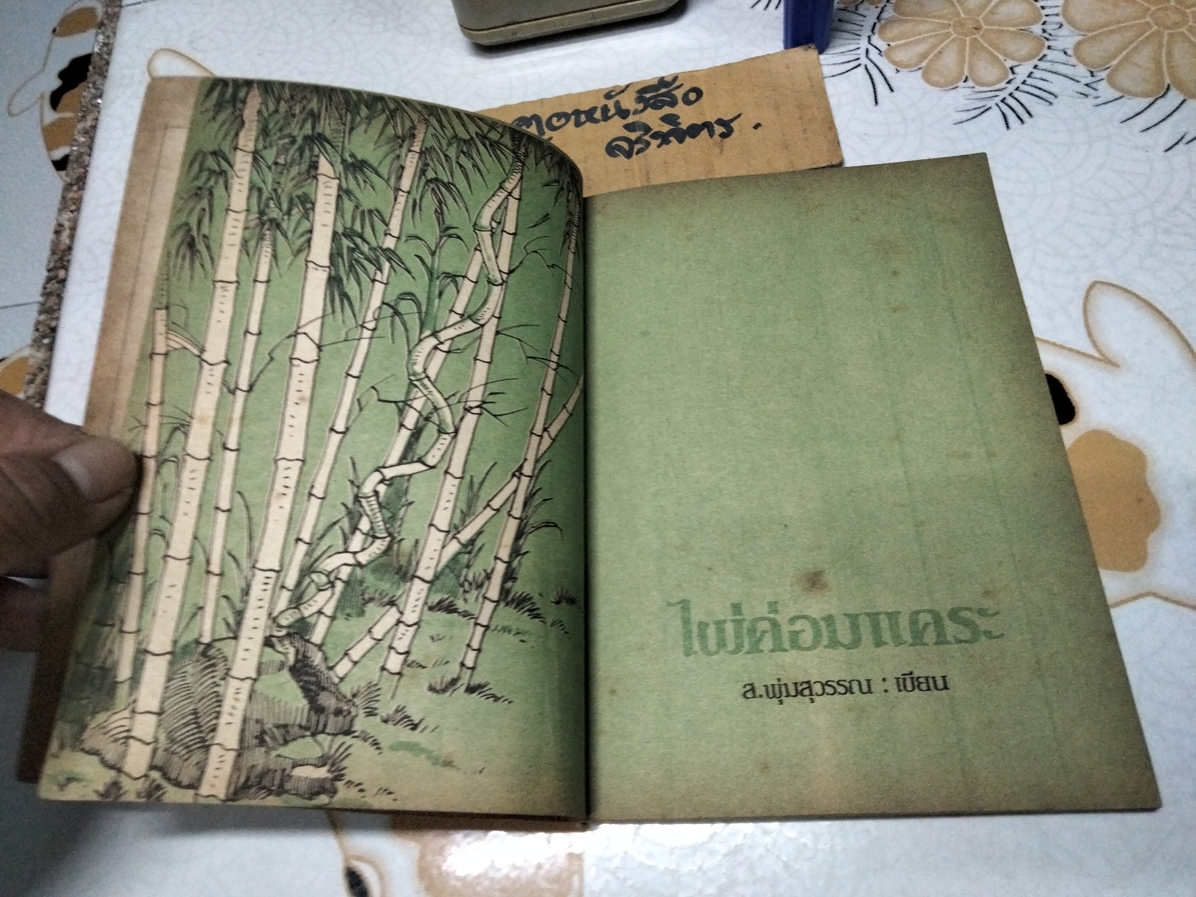 ไผ่ค่อมแคระ ผลงานของ ส.พุ่มสุวรรณ วรรณกรรมเยาวชน ชุด เพื่อนธรรมชาติ "หนังสือดีเด่น ประจำปี 2527" สำนักพิมพ์ ไทยวัฒนาพานิช **สินค้าหมด**