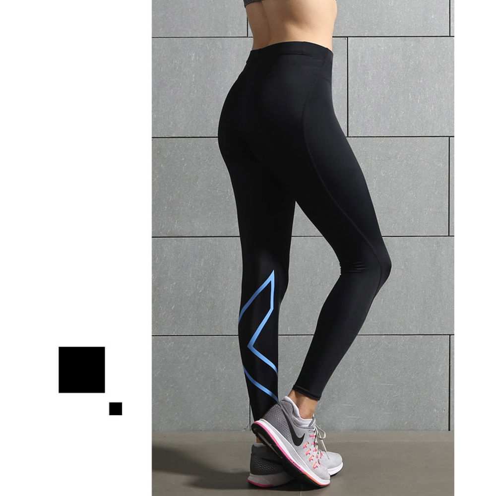 กางเกงวิ่งรัดกล้ามเนื้อผู้หญิง สำหรับวิ่ง ฟิตเนส เล่นโยคะ EVS Women Compression (G18)