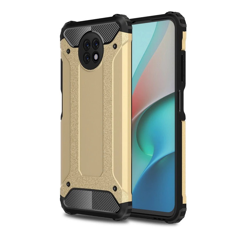เคส Redmi Note 9T 5G #เคสฝาหลังเกราะป้องกัน ไฮบริด พลาสติก+TPU Heavy Duty Rugged Hybrid