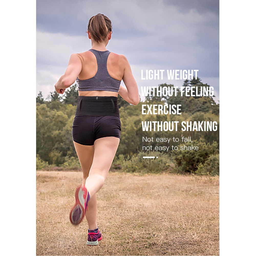 กระเป๋าคาดเอว สายติด bib ใส่ของได้รอบ คล้องไม้เท้าเทรล ของแท้จาก AONIJIE (A29)