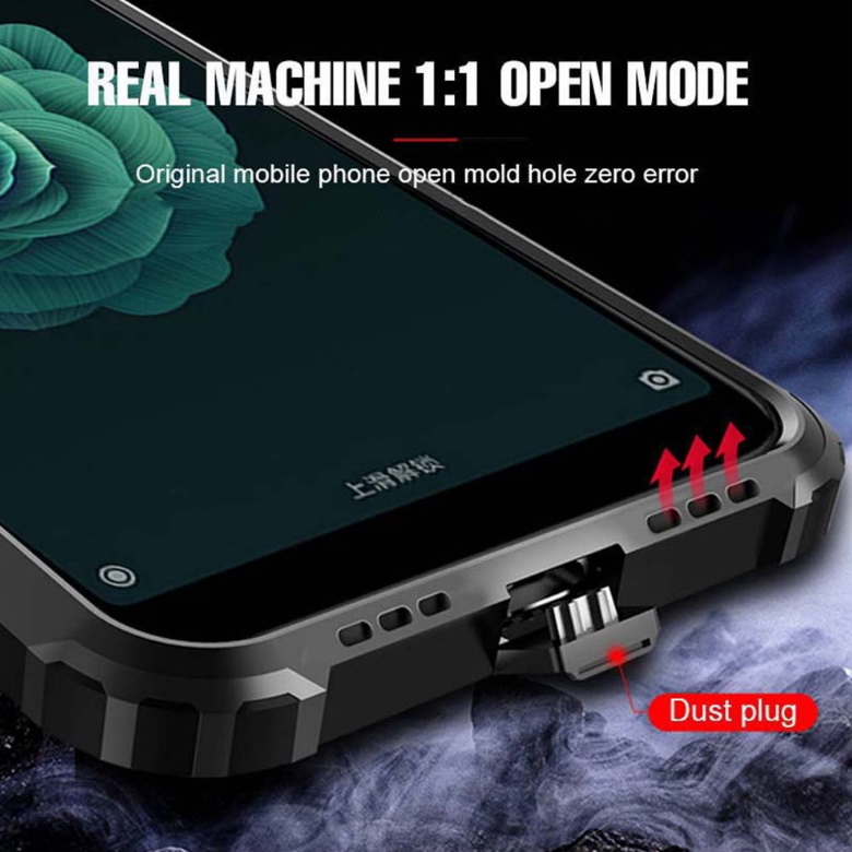 Case Samsung Galaxy Note 10+ #เคสฝาหลังเกราะป้องกัน ไฮบริด พลาสติก+TPU Heavy Duty Rugged Hybrid