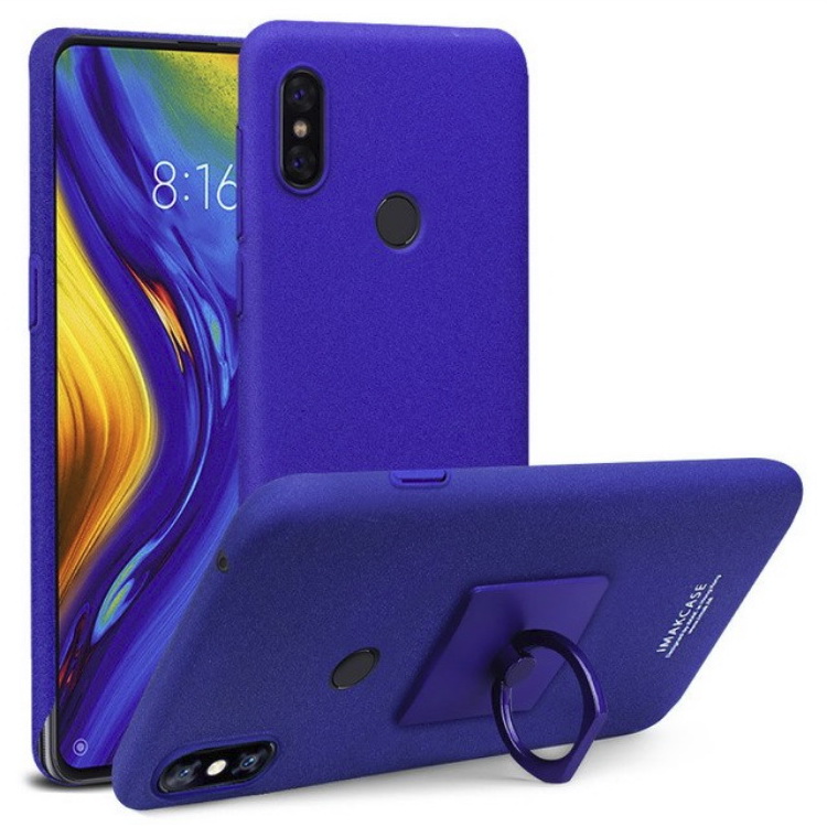 เคส Xiaomi Mi Mix 3 #เคสฝาหลัง IMAK Ring Holder Kickstand Frosted Hard Plastic ขาตั้งแหวน + ฟิล์มกันรอยหน้าจอ