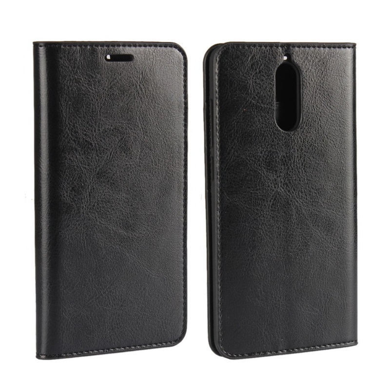Case Huawei Mate 9 Pro #เคสฝาพับหนังแท้แบบกระเป๋าสตางค์คุณภาพดี Crazy Horse Genuine Leather Cover