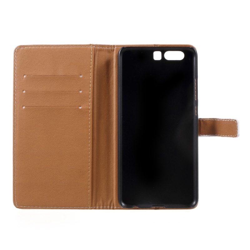 เคส Huawei P10 Plus เคสฝาพับ สไตล์กระเป๋าสตางค์พิมพ์ลายสวยงาม