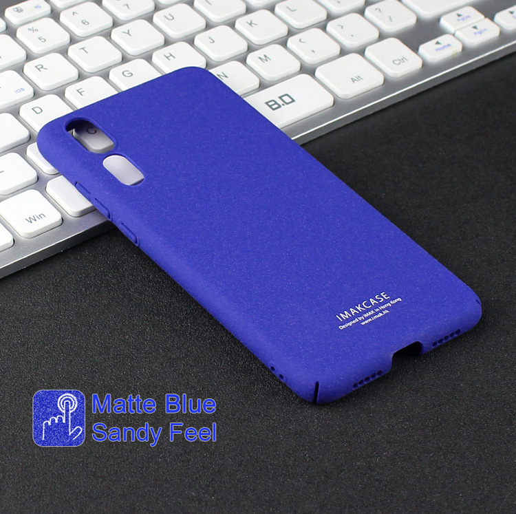 เคส Huawei P20 Pro #เคสฝาหลังมีแหวนสวมนิ้ว IMAK Ring Holder Kickstand Matte PC + ฟิล์มกันรอยหน้าจอ