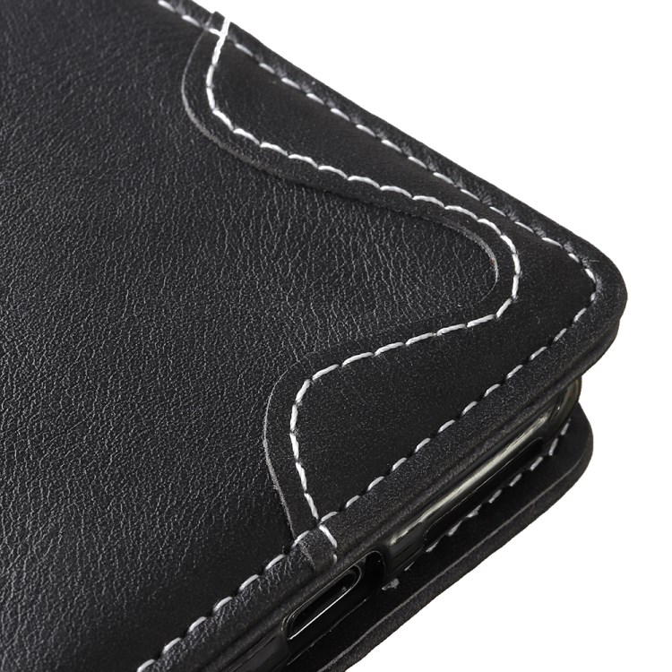 Case Huawei nova 6 #เคสฝาพับ S-shape Textured PU Leather Wallet
