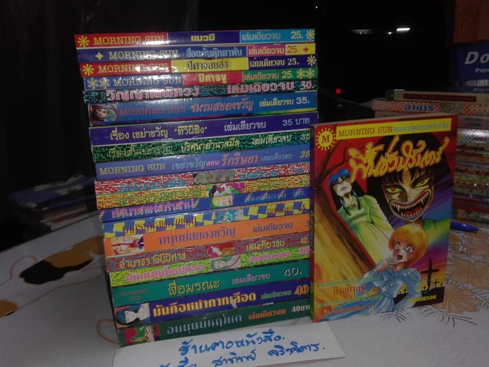 หนังสือการ์ตูนสยองขวัญ (เล่มเดียวจบ) สนพ.มิตรไมตรี ชุดนี้มี 20 เล่ม **สินค้าหมด**