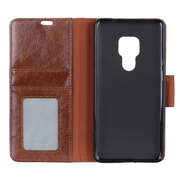 เคส Huawei Mate 20 #เคสฝาพับหนังแยกคุณภาพดีราคาถูก Textured Split Leather