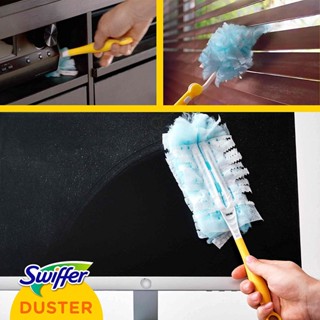 Swiffer® Dusters Heavy Duty Dusting Kit ไม้ปัดฝุ่น ที่ปัดฝุ่น ปรับความยาวได้ อุปกรณ์ทำความสะอาดบ้าน
