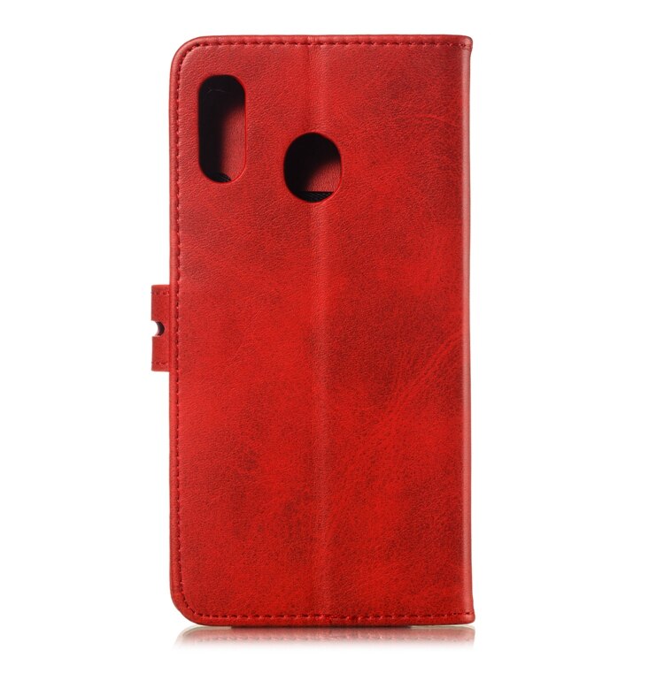 Case Samsung Galaxy A30 / A20 #เคสฝาพับหนัง PU ลายแมว Imprinted Cat Pattern Leather Wallet