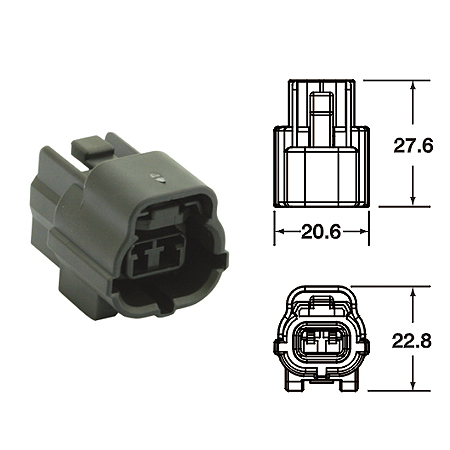 ปลั๊กต่อสายไฟในรถยนต์ AUTOMOTIVE CONNECTORS,070 AM EJ-ll SERIES SEALED 1.25sqmm