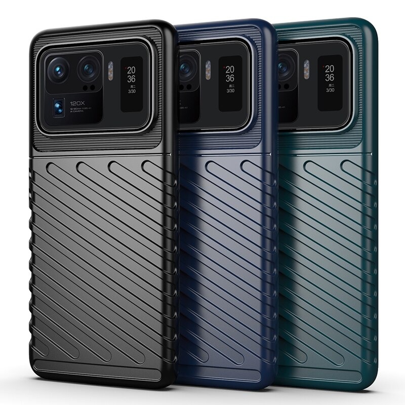 Case Xiaomi Mi 11 Ultra #เคสฝาหลัง TPU อ่อน Thunder Series Twill Texture Soft TPU