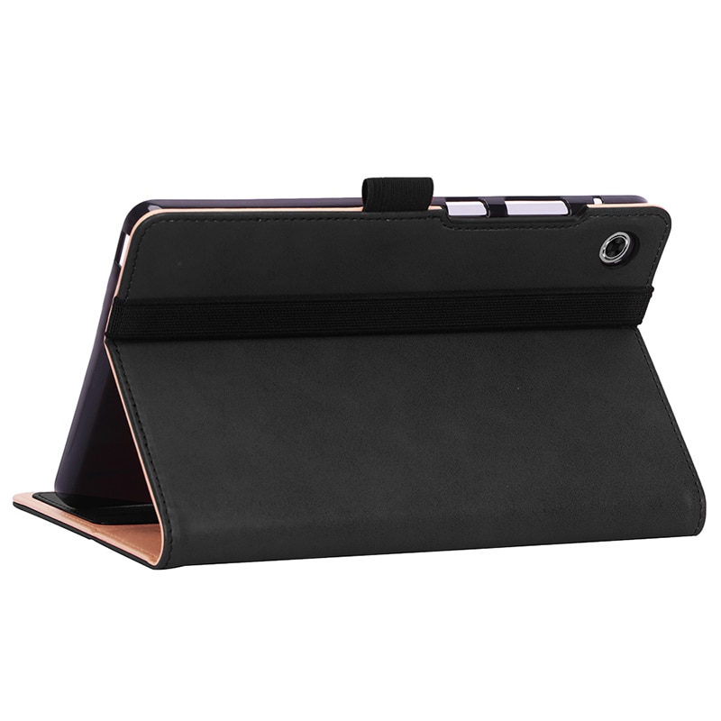 เคส Huawei MatePad T8 8 นิ้ว #เคสฝาพับหนัง PU มีที่สวมนิ้ว Card Holder Stand PU Leather Smart Case