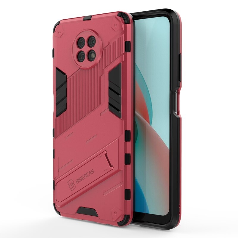 เคส Redmi Note 9T 5G #เคสฝาหลังพลาสติก ไฮบริด TPU + Kickstand