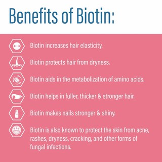 21st Century® Biotin 800 mcg 110 Tablets, 5000 mcg 110 Capsules,10000 mcg 120 Tablets ไบโอติน