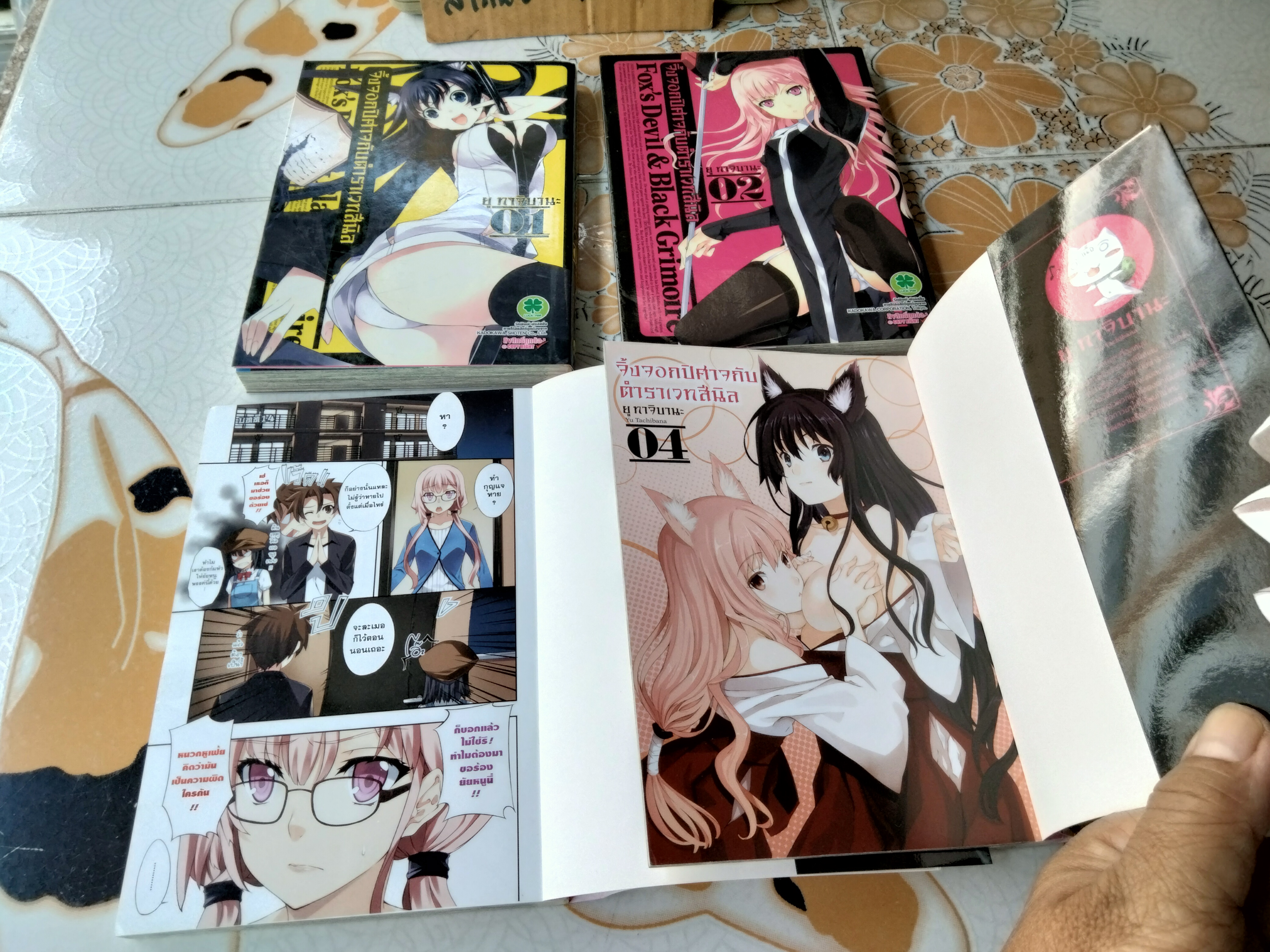 จิ้งจอกสาวกับตำราเวทสีนิล (4 เล่มจบ) รักพิมพ์ พับลิชชิ่ง