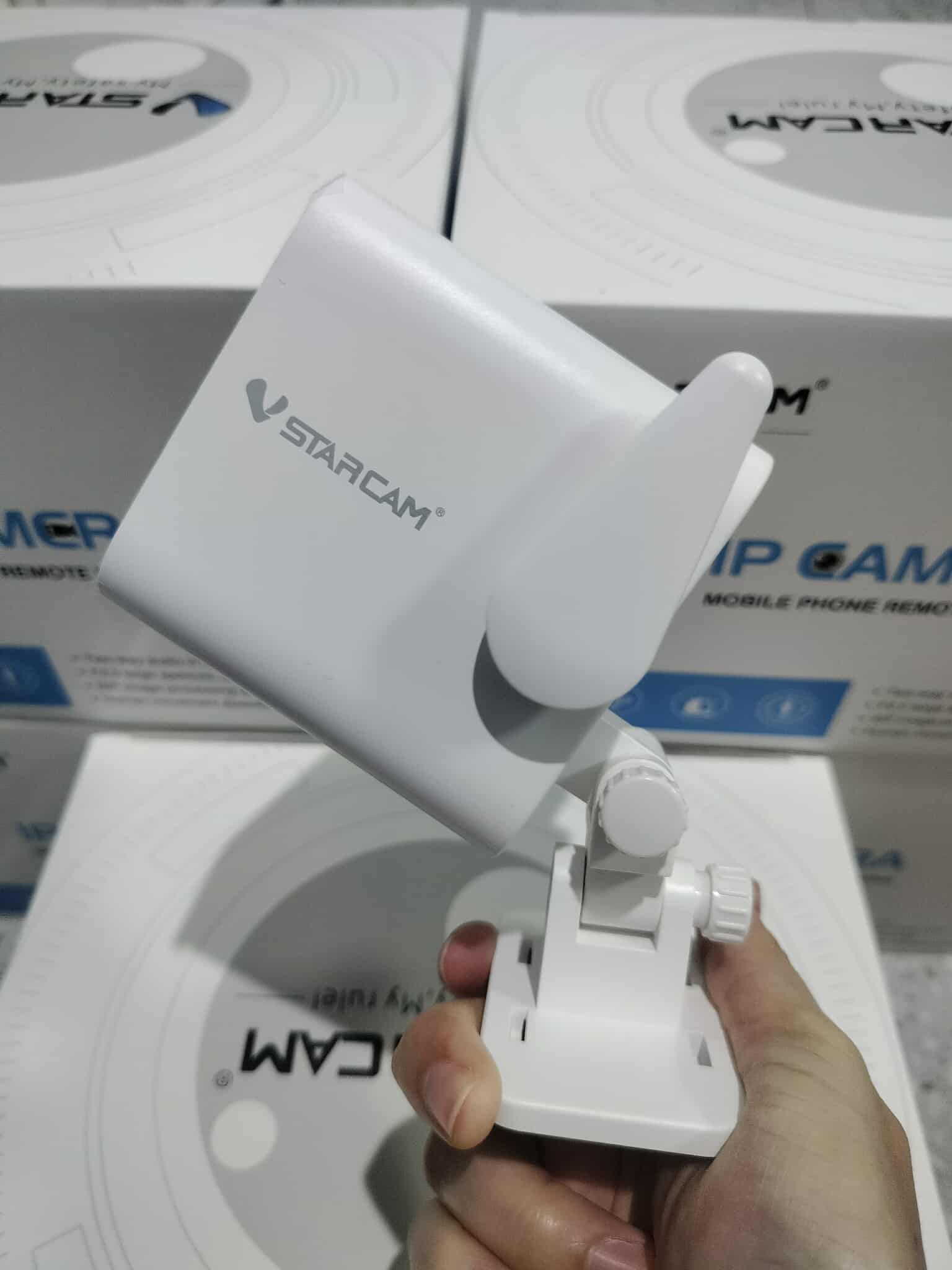 Vstarcam Vstarcam กล้องวงจรปิดภายนอก รุ่นCS5 คมชัด2ล้านพิกเซล ภาพคมชัดทั้งกลางวันกลางคืน มีWIFIในตัว ขาว