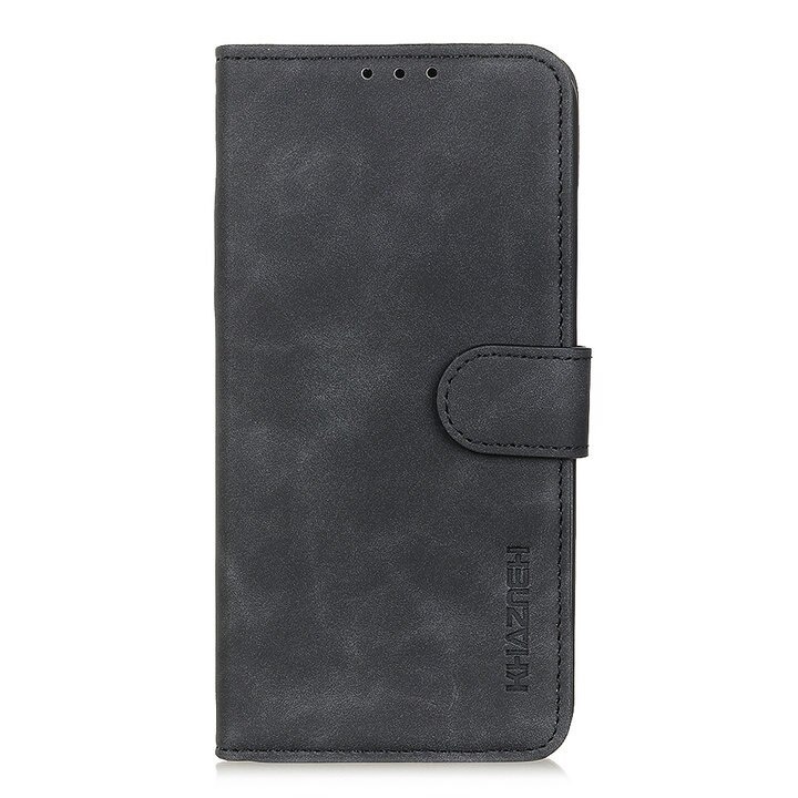 เคส Redmi Note 10 Pro #เคสฝาพับหนัง PUมีช่องเก็บบัตร KHAZNEH Retro Leather with Wallet
