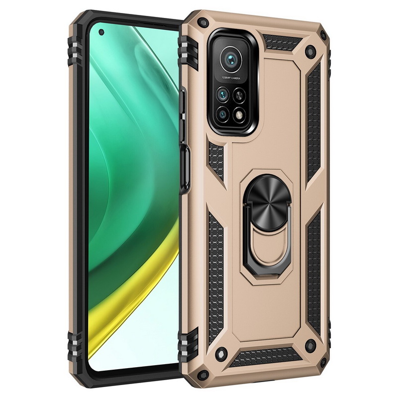 เคส Xiaomi Mi 10T Pro #เคสฝาหลัง Hybrid TPU+PC มีแหวนสวมนิ้ว