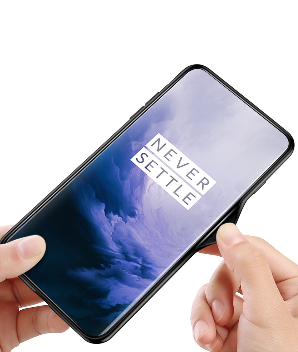 เคส OnePlus 7 Pro #เคสฝาหลังอะคริลิกทนรอยขีดข่วนผิวมันวาว + TPU + PC