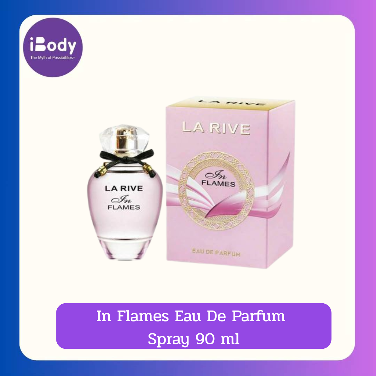 La Rive In Flames Eau De Parfum Spray 90 ml น้ำหอมกลิ่นหวานเซ็กซี่ หอมติดทนนาน
