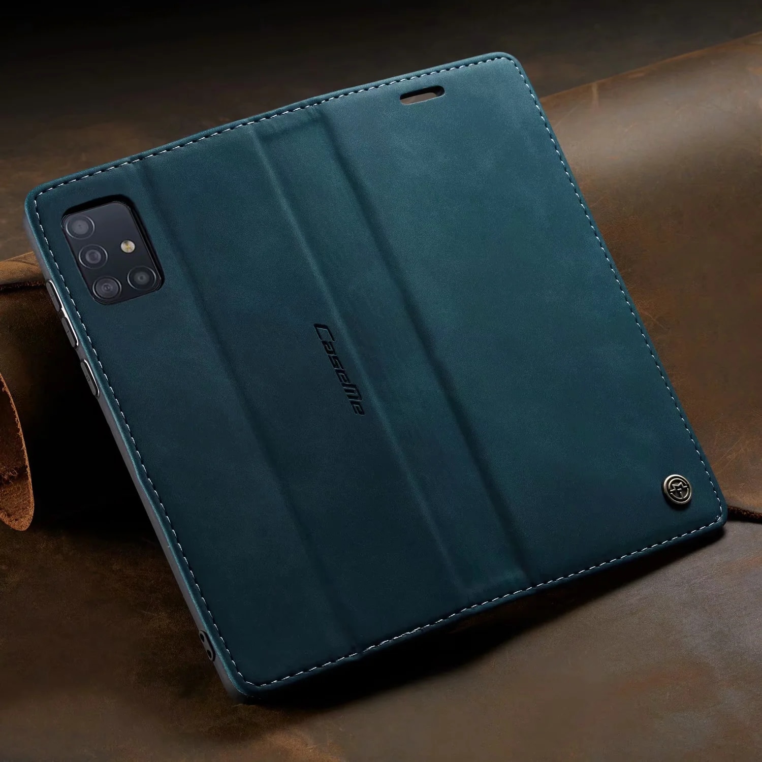 เคส Samsung Galaxy Note 10 Lite #เคสฝาพับหนังกระเป๋าสตางค์ CASEME Auto-absorbed Leather Wallet