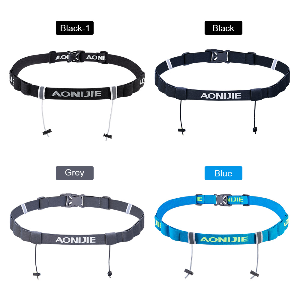 เข็มขัดติดเบอร์วิ่ง พร้อมช่องใส่ Energy Gel (BIB Number Holder) (HH4)