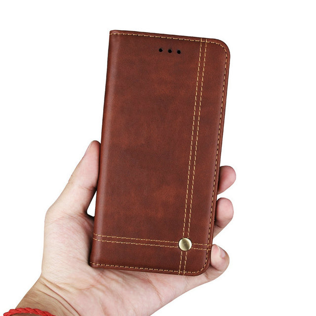Case Huawei Nova 5T #เคสฝาพับหนัง PU Crazy Horse Texture Retro Leather Auto-absorbed Wallet คุณภาพดี