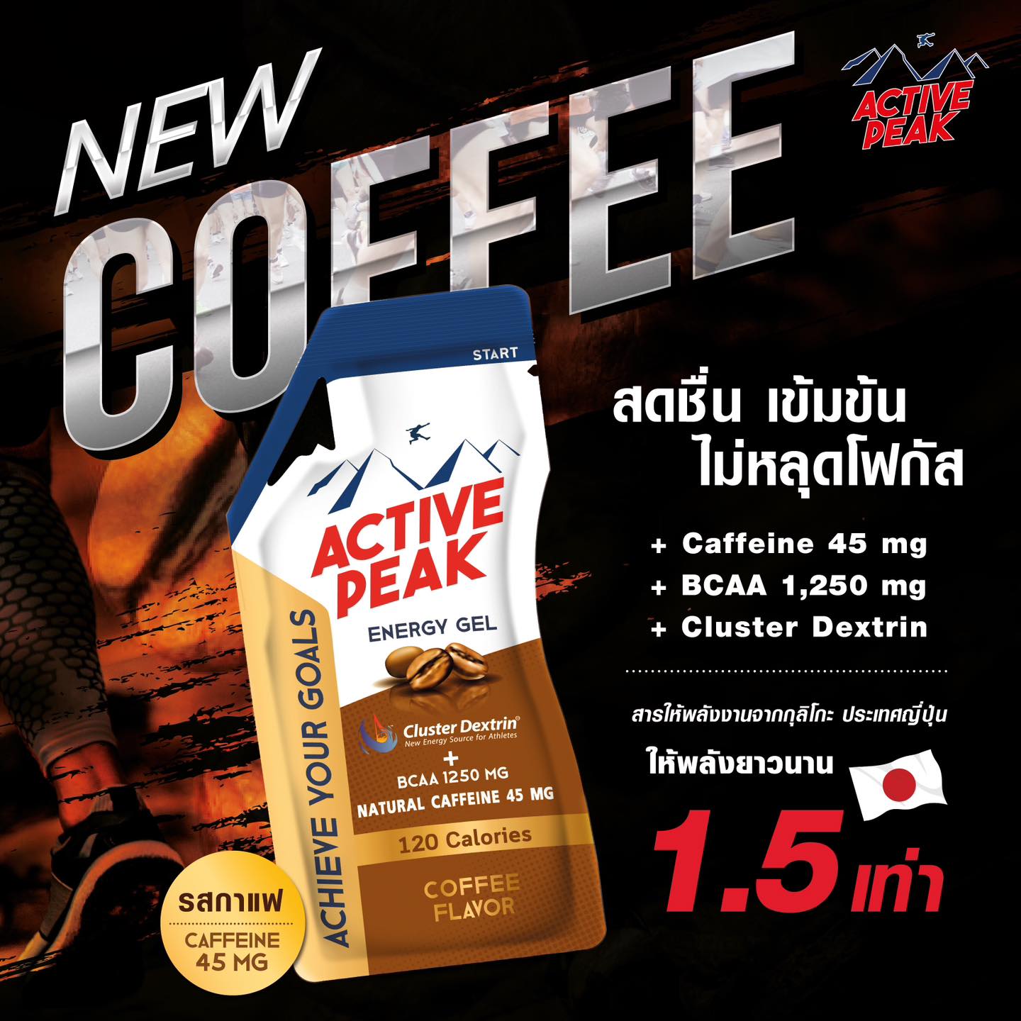 เจลให้พลังงาน ACTIVE PEAK Energy Gel 40ML (Z04)