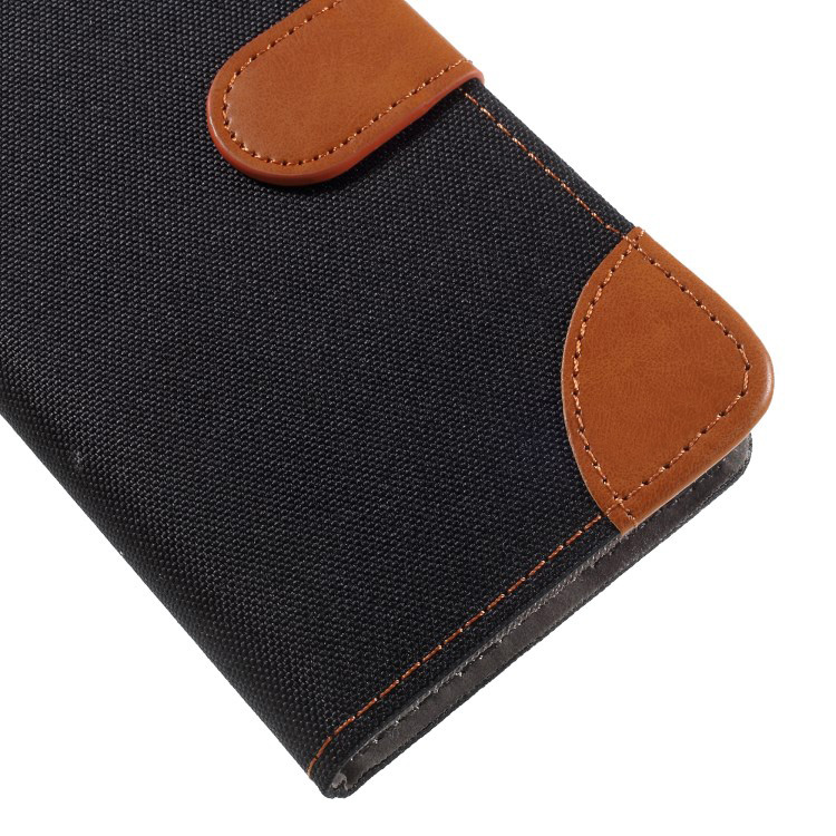 Case Samsung Galaxy J6 (2018) #เคสฝาพับหนัง PU ผิวผ้ายีนส์สไตล์กระเป๋าสตางค์เคสคุณภาพดีราคาถูก