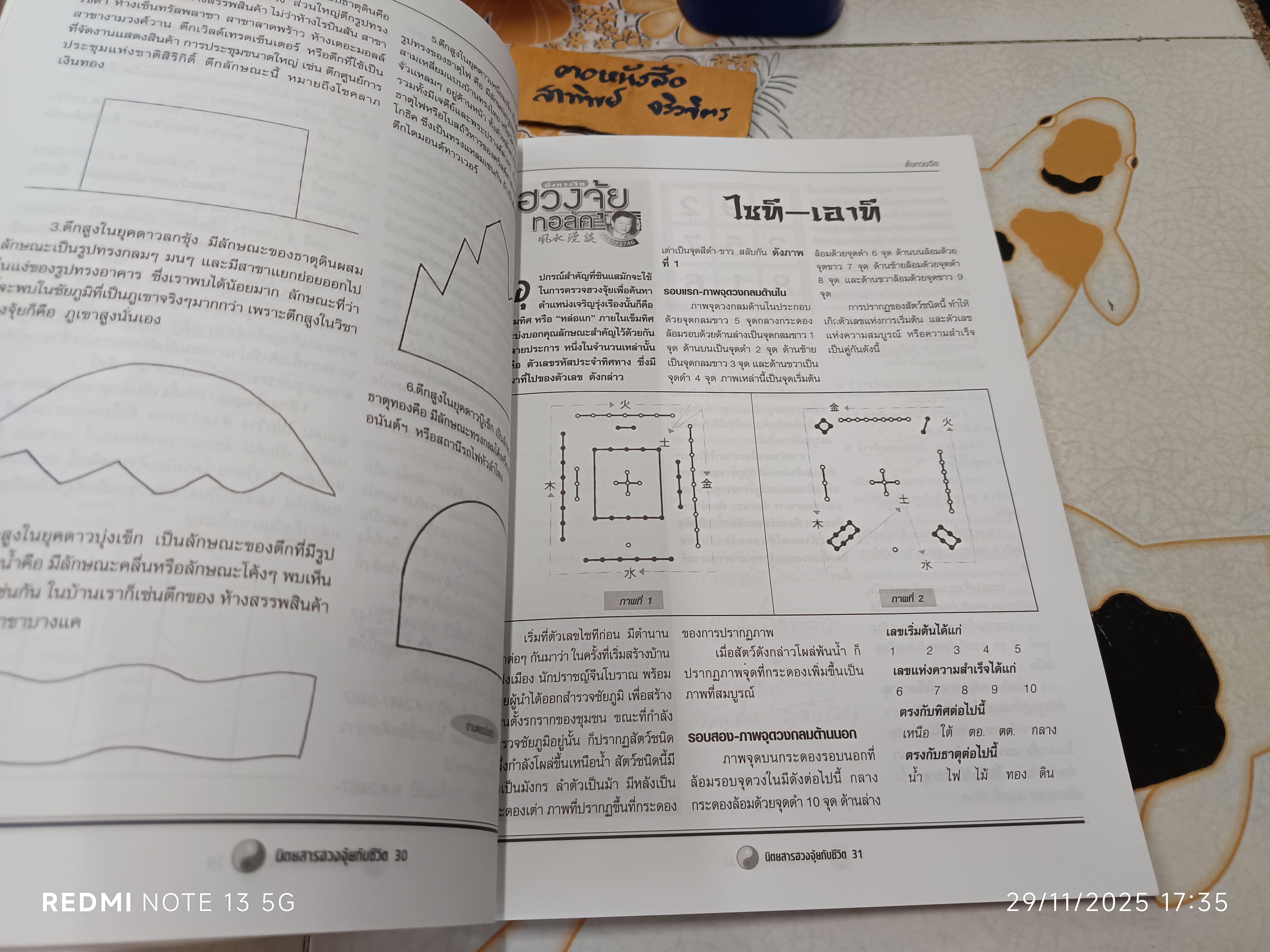นิตยสาร ฮวงจุ้ยกับชีวิต ปีที่ 1 ฉ.9 /2545 , บูชาไท้ส่วย