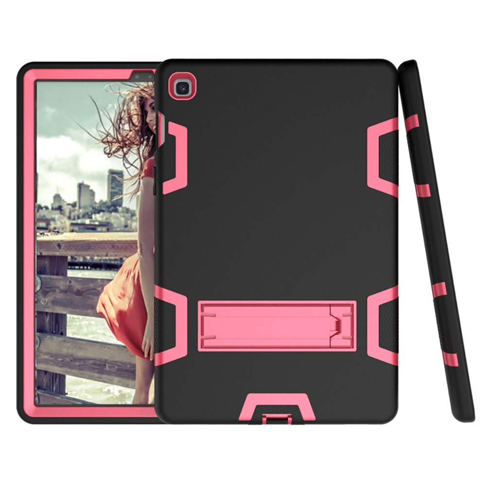 Case Samsung Galaxy Tab S5e SM-T720 #เคสฝาหลังกันกระแทก Kickstand PC Silicone Armour Defender